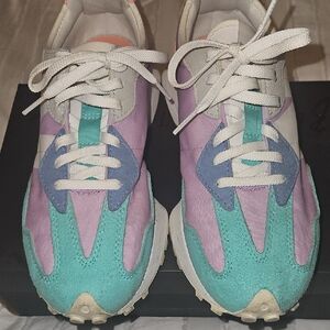 Stylish Women's Sneakers in Purple and Teal